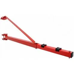 Varan Motors - HST-300-1100-A Support Mural, Bras Tournant, Potence Pour Palan électrique, 600KG, 110CM - Rouge
