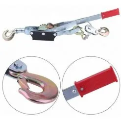 Varan Motors - YY-4TB2-2019 Tire-fort, Tire-câble Manuel, Treuil De Halage à Levier 4000Kg Double Cliquet + 2m De Cable ø 5.5mm - Gris -VARAN MOTORS Soldes Magasin 11781856 5