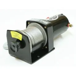 Varan Motors - Var-p1500-1 Treuil électrique 12V 680Kg / 1360Kg 520W, Treuil à Câble Longueur 15m Ø4mm - Noir -VARAN MOTORS Soldes Magasin 1316264 3