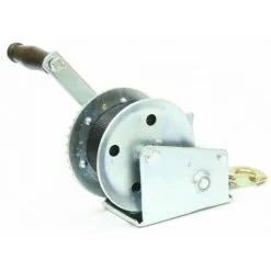 Varan Motors - S1200 Treuil Manuel à Manivelle 544/1088kg Pour Remorque, Quad, Bateau Avec Sangle De 50mm X 8m - Gris -VARAN MOTORS Soldes Magasin 1316273 3