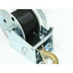 Varan Motors - S1200 Treuil Manuel à Manivelle 544/1088kg Pour Remorque, Quad, Bateau Avec Sangle De 50mm X 8m - Gris -VARAN MOTORS Soldes Magasin 1316273 5