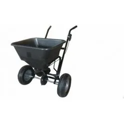 Varan Motors - TC2028 Epandeur D'engrais, Semences, Sable Ou Sel, Charge Jusqu'à 30KG / 45L +Pneus Air - Noir -VARAN MOTORS Soldes Magasin 138611 4