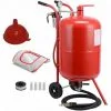 Varan Motors - NESB-03 Sableuse Mobile 76 Litres 0-10 Bars Avec Accessoires - Rouge