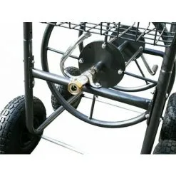 Varan Motors - TC471 Dévidoir, Chariot Enrouleur De Tuyau D'arrosage, Max 90mètres - Noir -VARAN MOTORS Soldes Magasin 138804 5