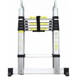 Varan Motors - DLT706B Echelle Télescopique Multi-fonctions En Alu De 3.80m, 12 échelons - Gris -VARAN MOTORS Soldes Magasin 138854 4