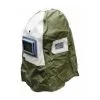 Varan Motors - NESBM-02 Masque Cagoule De Sablage Avec Casque De Chantier Intégré Pour Sableuse - Blanc -VARAN MOTORS Soldes Magasin 1506118 1