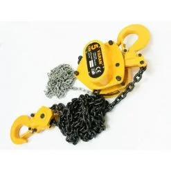 Varan Motors - HSZ-CB5T Palan à Main, Palan à Chaîne 5000Kg, Hauteur De Levage 3m, Avec Roulement à Billes - Jaune -VARAN MOTORS Soldes Magasin 1584940 3