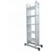 Varan Motors - DLM105 Echelle, Escabeau, Echafaudage Multi-fonctions En Alu De 5.92m, 20 échelons - Gris -VARAN MOTORS Soldes Magasin 1775577 1