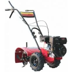 Varan Motors - 93020 Motoculteur Thermique Moteur 6.5CV 212CC Largeur De Travail 50CM Avec Roues Tous Terrains - Rouge