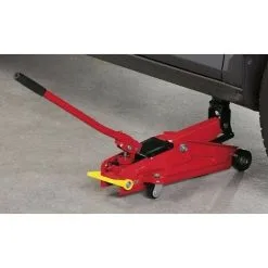 Varan Motors - NEFJ-02 Cric Hydraulique Roulant 2 Tonnes - Rouge -VARAN MOTORS Soldes Magasin 183002 5