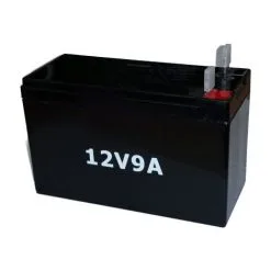 Varan Motors - BAT-12V-9A Batterie Accumulateur D'électricité 12V, 9Ah 15x6.5x9.5cm - Noir
