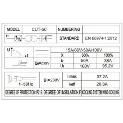 Varan Motors - CUT50 Découpeur Plasma 50A Portatif CUT-50 Inverter IGBT + Manomètre De Pression - Vert -VARAN MOTORS Soldes Magasin 19303502 4