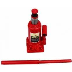 Varan Motors - NEBJ-03 Cric Hydraulique Bouteille 6 Tonnes 355mm - Rouge -VARAN MOTORS Soldes Magasin 213270 4