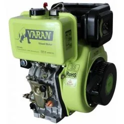 Varan Motors - 92682 Moteur Diesel 456cc 14CV + Démarrage Electrique, Sortie à Clavette 25.4mm F2 - Gris -VARAN MOTORS Soldes Magasin 217144 3