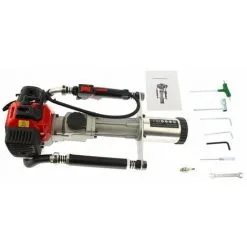 Varan Motors - NEGPD-04 Enfonce-pieux Thermique 32.7cc 1.2cv Pilon à Poteau 20 à 55 Joules - Rouge -VARAN MOTORS Soldes Magasin 21940378 3