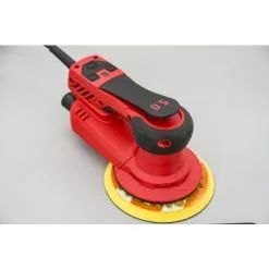 Varan Motors - S1A-HD01-150 Ponceuse Orbitale Digitale 6'' / 150mm 350W Avec Tuyau D'aspiration - Rouge -VARAN MOTORS Soldes Magasin 23753399 5