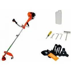 Varan Motors - TT-BC520-2015 Débroussailleuse Thermique 52 Cc 3CV Modèle Amélioré - Orange