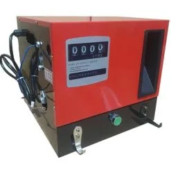 Varan Motors - NEDLP-27 Pompe à Fuel Gasoil Diesel 12V 40l/min 150W Avec Pistolet Automatique, Clapet Anti-retour, Crépine D'aspiration - Rouge -VARAN MOTORS Soldes Magasin 42212737 5