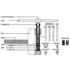 Varan Motors - VT01420 Kit Rive Dérive Chaîne Transmission Distribution 13 Pièces - Noir -VARAN MOTORS Soldes Magasin 4285260 3