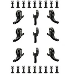 Varan Motors - GBS-150-BLADES Set De Lames Complet (9 Lames) Pour Déssoucheuse GBS-150 Et Similaires - Noir