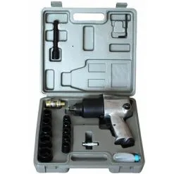 Varan Motors - SPT-10303k Coffret Clé à Chocs Pneumatique 1/2'' 576Nm, 17 Pièces, Visseuse Pneumatique - Gris -VARAN MOTORS Soldes Magasin 554606 4