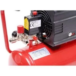 Varan Motors - 184005 Compresseur D'air 24L 2CV 1.5KW, 130 Litres Par Minute - Rouge -VARAN MOTORS Soldes Magasin 5709138 5