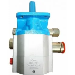 Varan Motors - NEHGP-01 Pompe Hydraulique Double étage Pompe à Engrenages CNBA-8.8/2.1 11GPM 3000PSI - Gris