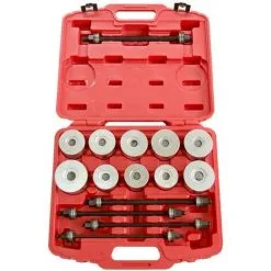 Varan Motors - VT01357B Kit De Montage De Silentbloc, Roulements Et Rotules, 27 Pièces - Rouge