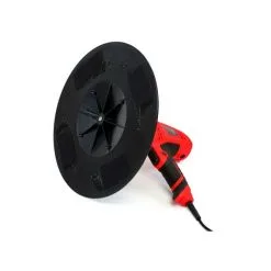 Varan Motors - DMJ-700F-5 Ponceuse Orbitale Pour Enduits Ext. Et Int. 710w Avec Disques De 370mm - Rouge -VARAN MOTORS Soldes Magasin 7803513 5