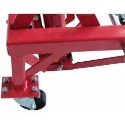 Varan Motors - NEMLT-18 Pont élévateur 135kg, Plateforme élévatrice, Béquille D'atelier Pour Moto, Quad, Scooter, Tondeuse - Rouge -VARAN MOTORS Soldes Magasin 836000 5