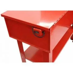 Varan Motors - NEPW-04 Fontaine De Nettoyage D'atelier électrique 150 Litres 230V Bac De Nettoyage - Rouge -VARAN MOTORS Soldes Magasin 898413 3